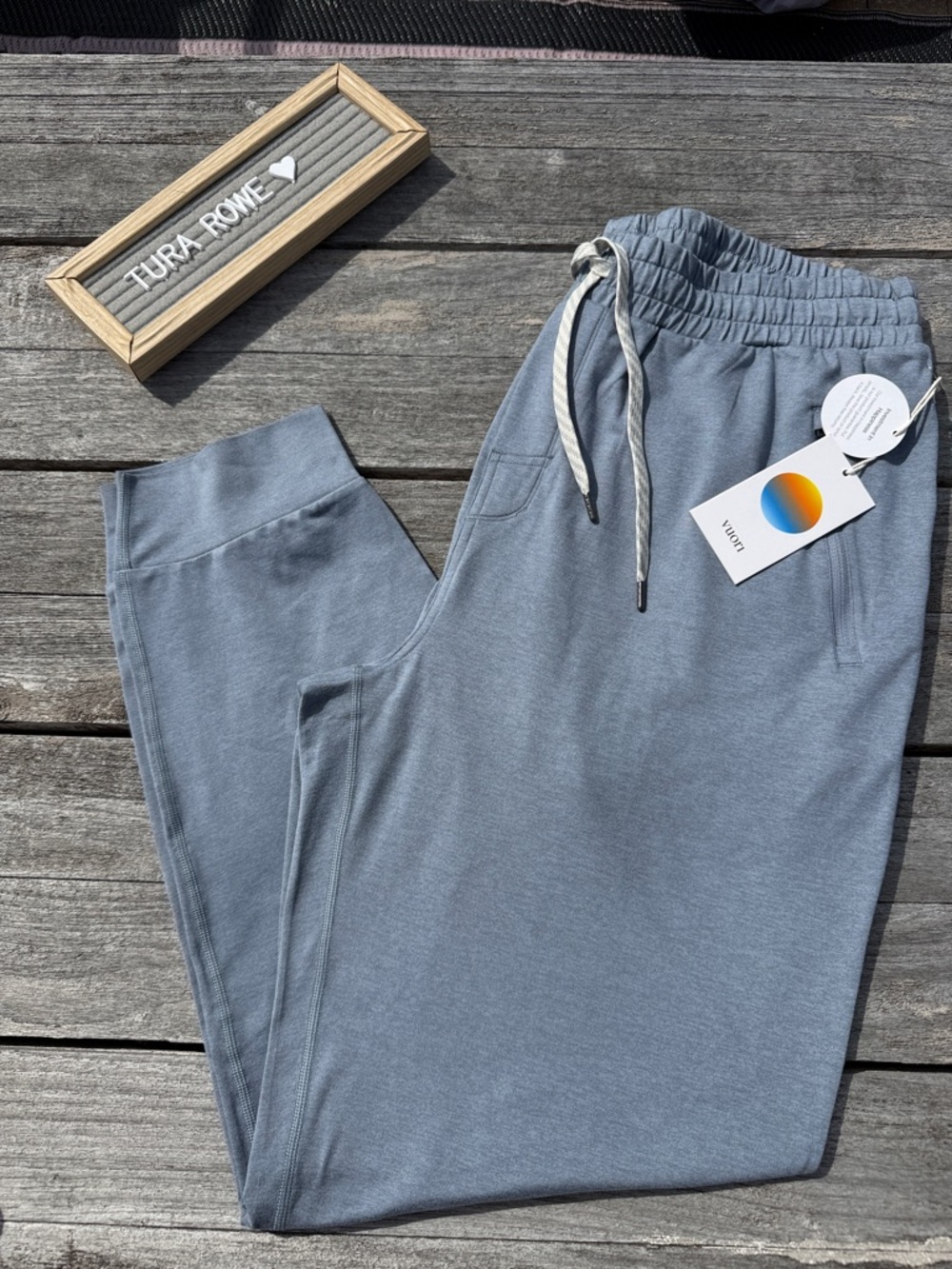 Vuori Ponto Performance Jogger 28" Flint Heather XXL Men’s NWT DreamKnit Pants